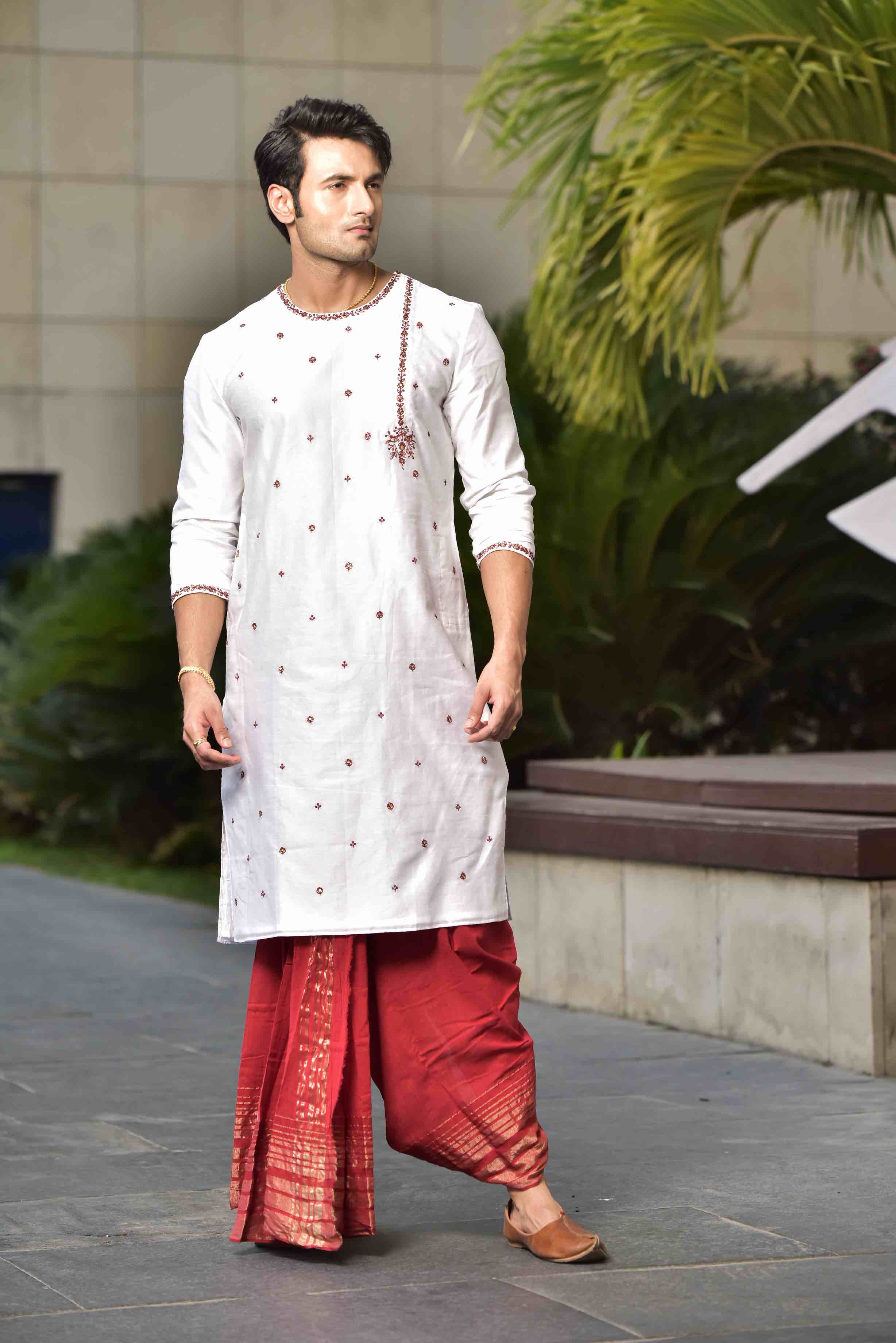 Chanderi Silk Kurta