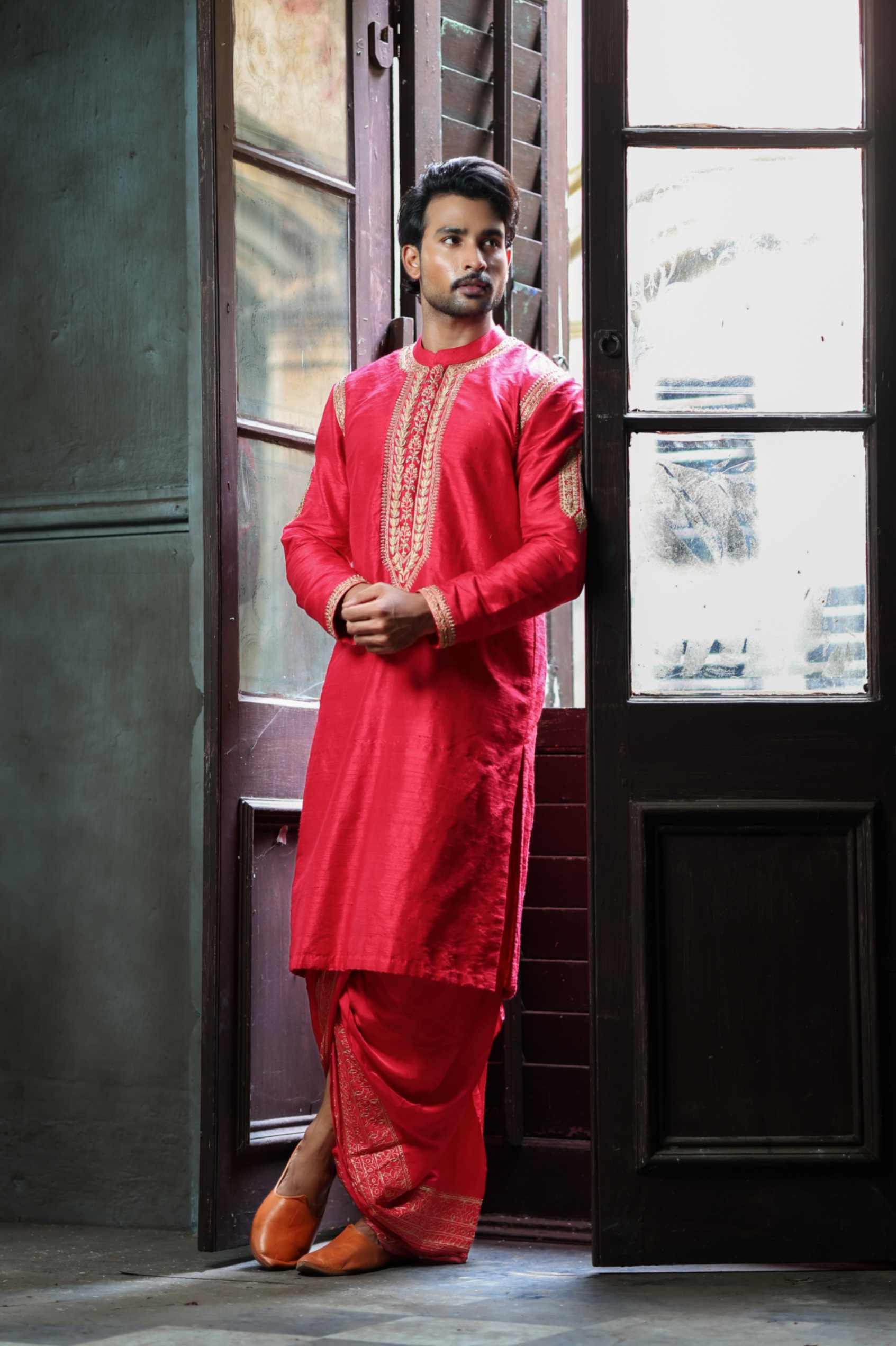 Raw Silk Kurta