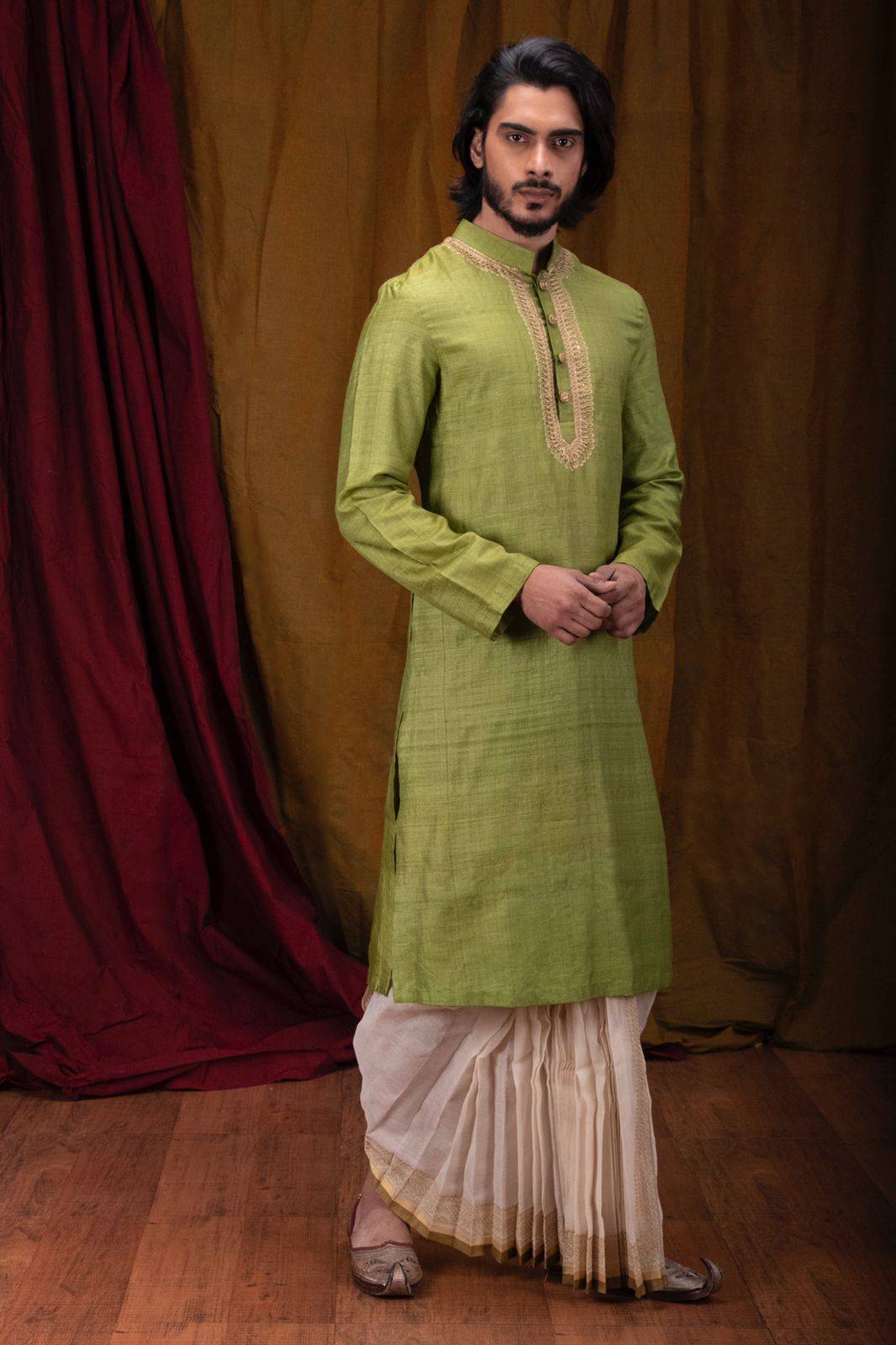Tussar Silk Men's Kurta