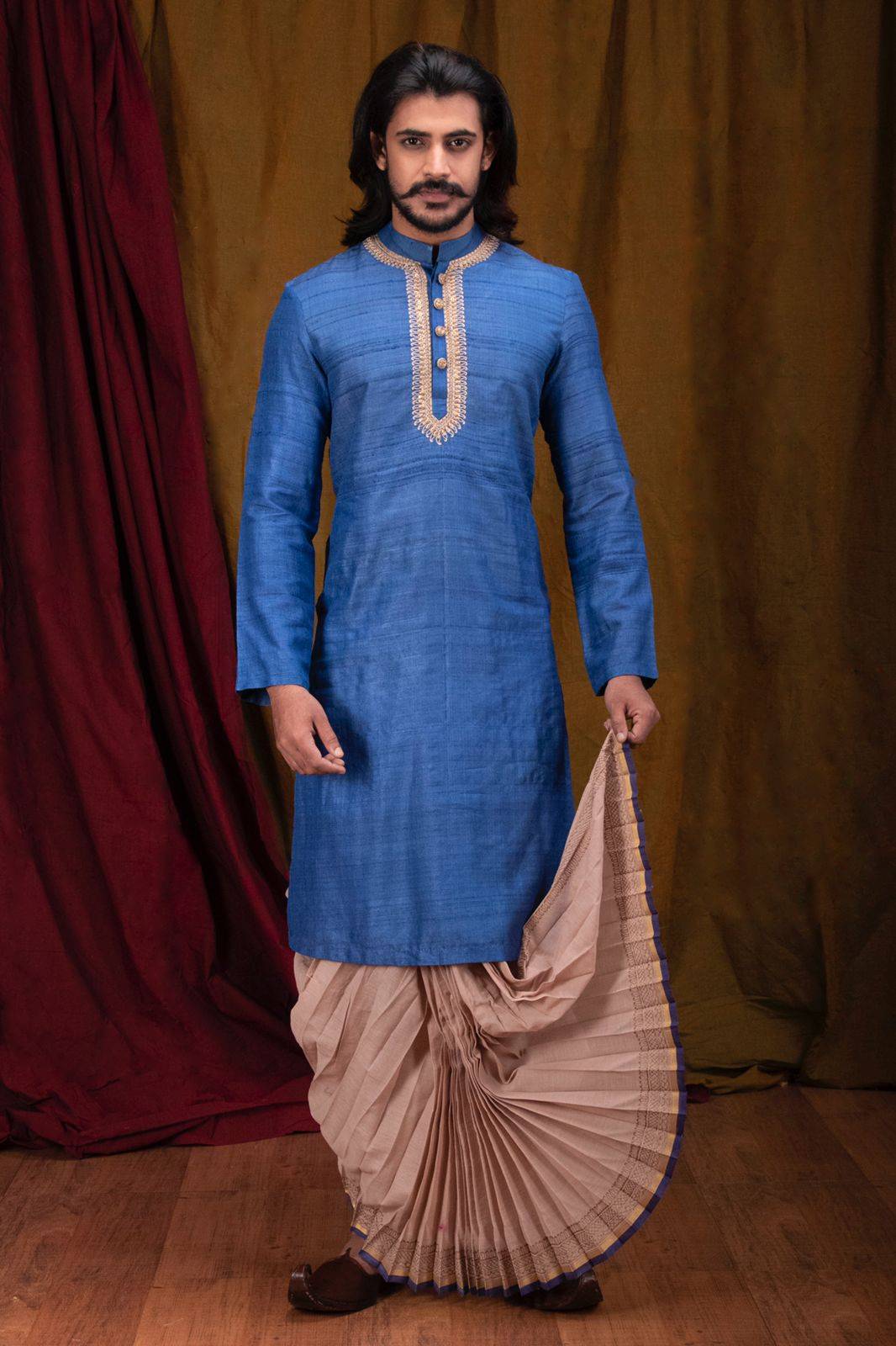 Tussar Silk Men's Kurta