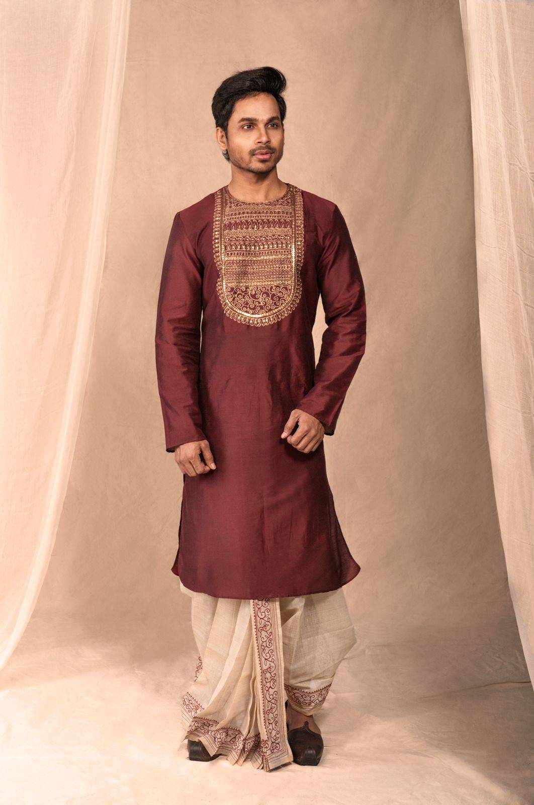 Pure Silk Kurta